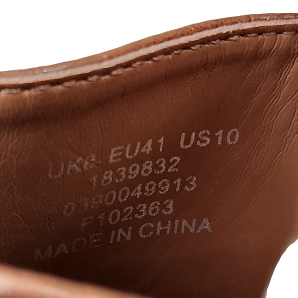 ASOS Design Tanya Brown Mock Crocodile Print Espadrille Wedge Sandals Size 10 - Picture 10 of 10